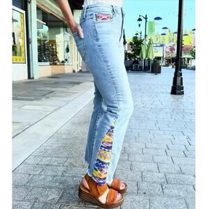 DRIFTWOOD | Clara Jeans Bohemian Boho Ankle Flare | Size 30